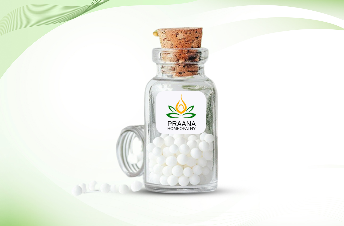 Close-up of hands preparing homeopathic remedies for blog post